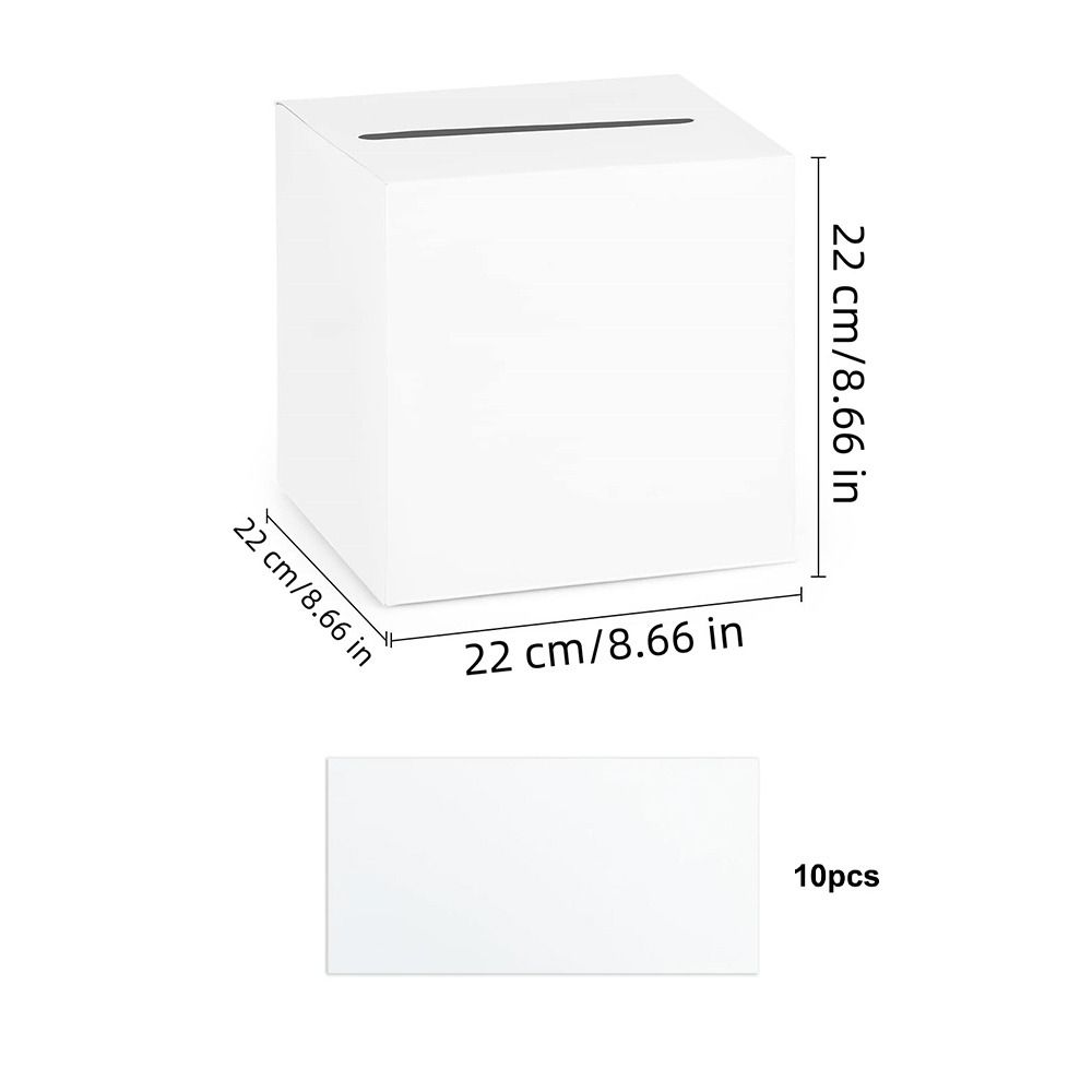 Wedding Card Box - Caja de Regalo Creativa Blanca y