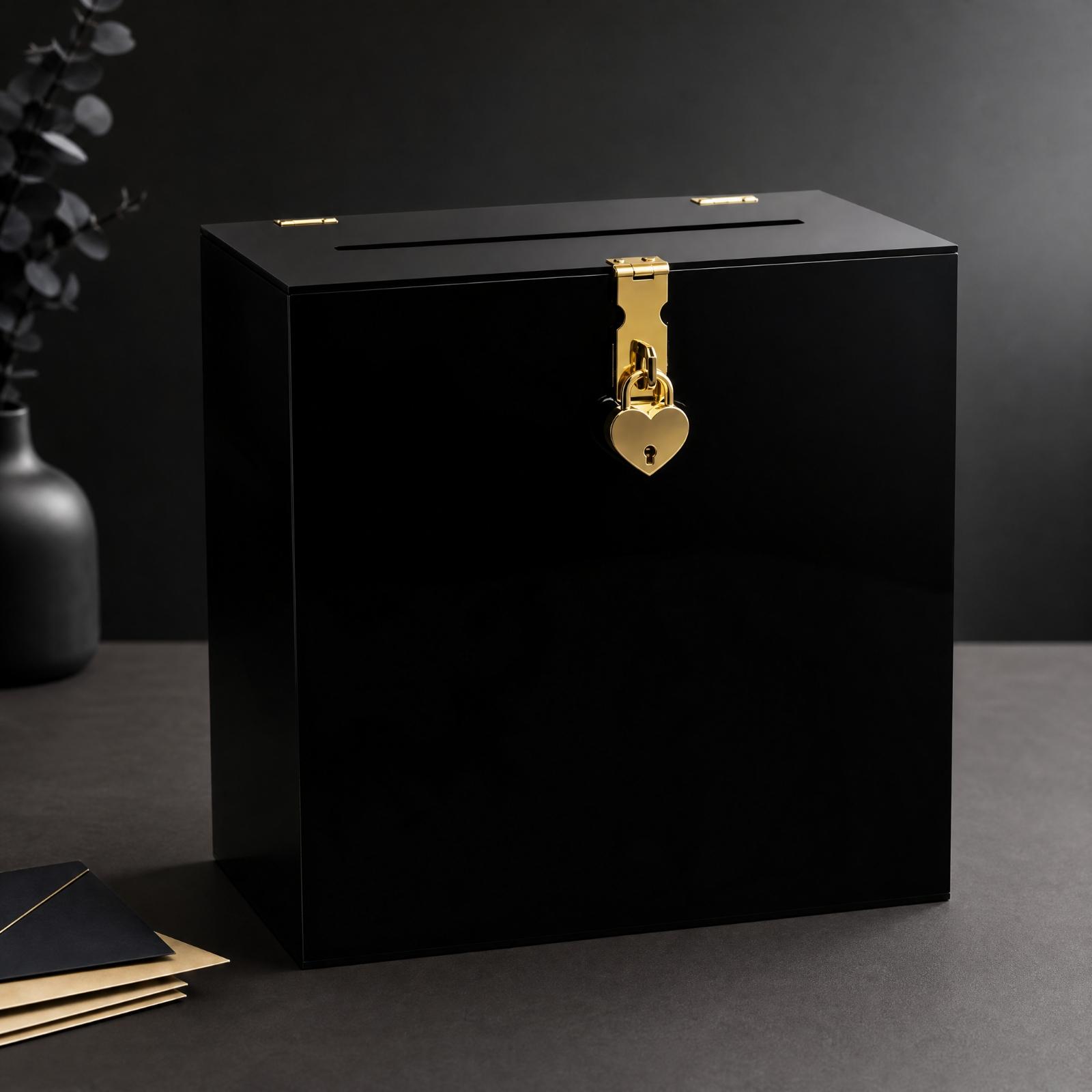 Caja de Acrílico Transparente  - Wedding Card Box reseña y precio