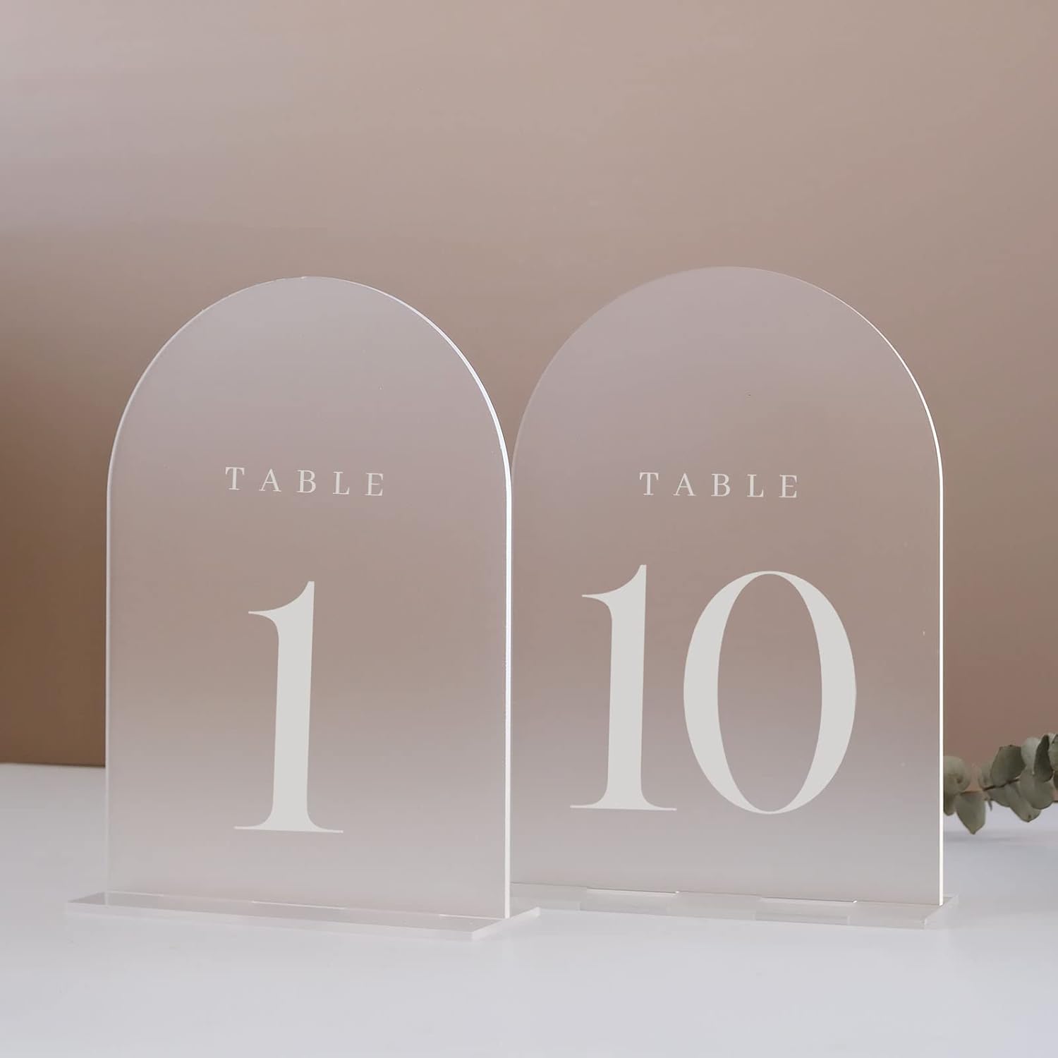 Números de Mesa Acrílicos con  - Table Number Gold reseña y precio