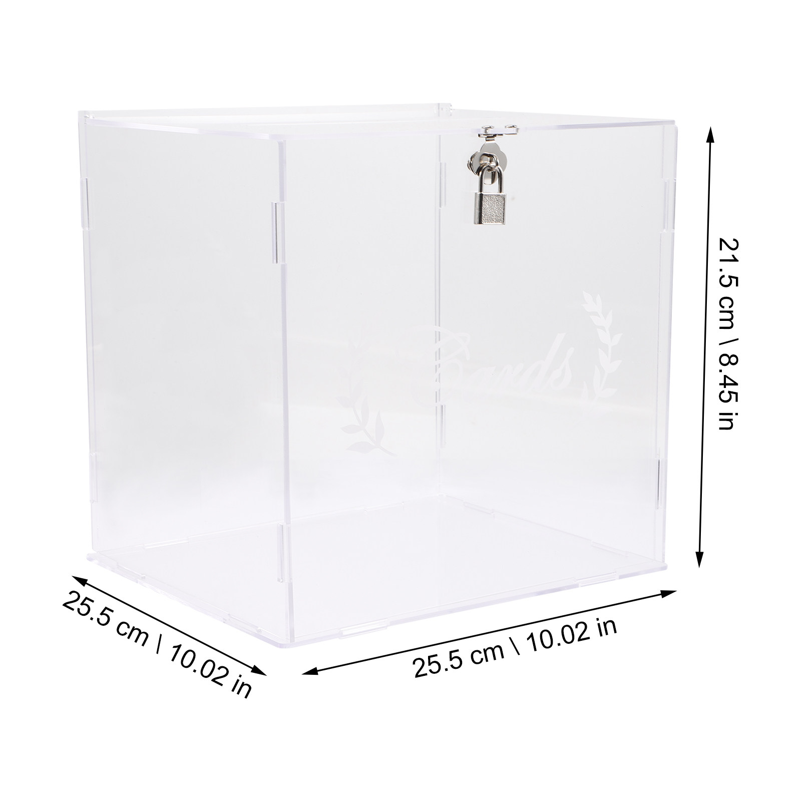 Caja de Acrílico Transparente  - Wedding Card Box reseña y precio