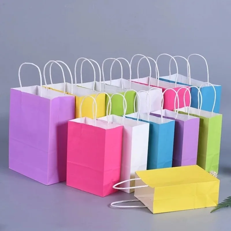 Bolsas de papel kraft con asas - Wedding/Event Supply Store reseña y precio